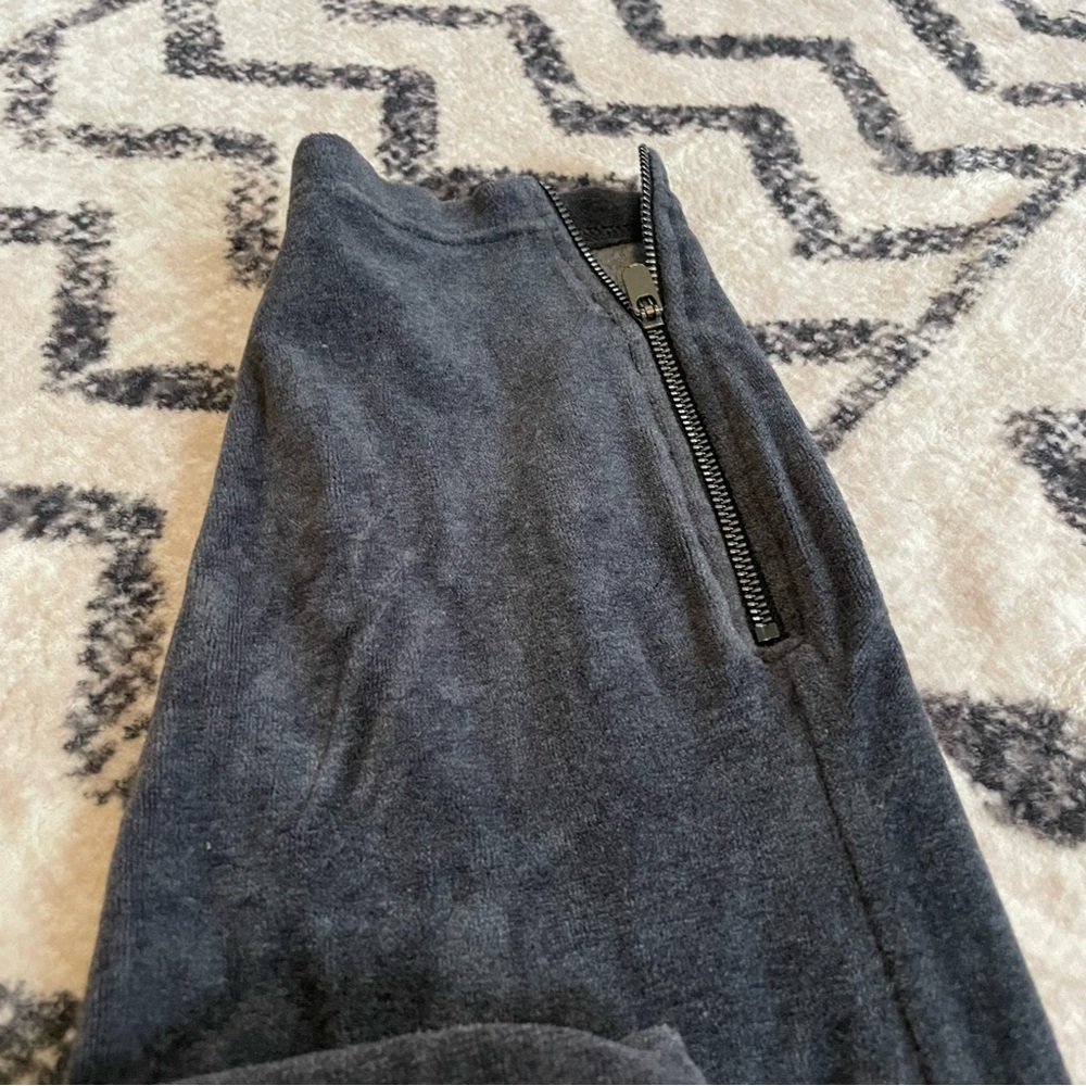 Athleta velour zipper ankle jogger pants - Picture 6 of 7
